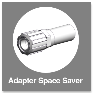 Adapter Space Saver mit Schweißstutzen