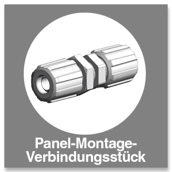 Panel-Montage-Verbind.-Stück mit Flareanschluss