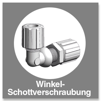 Winkel-Schottverschraubung