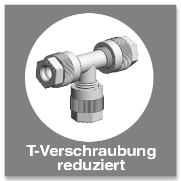 T-Verschraubung reduziert